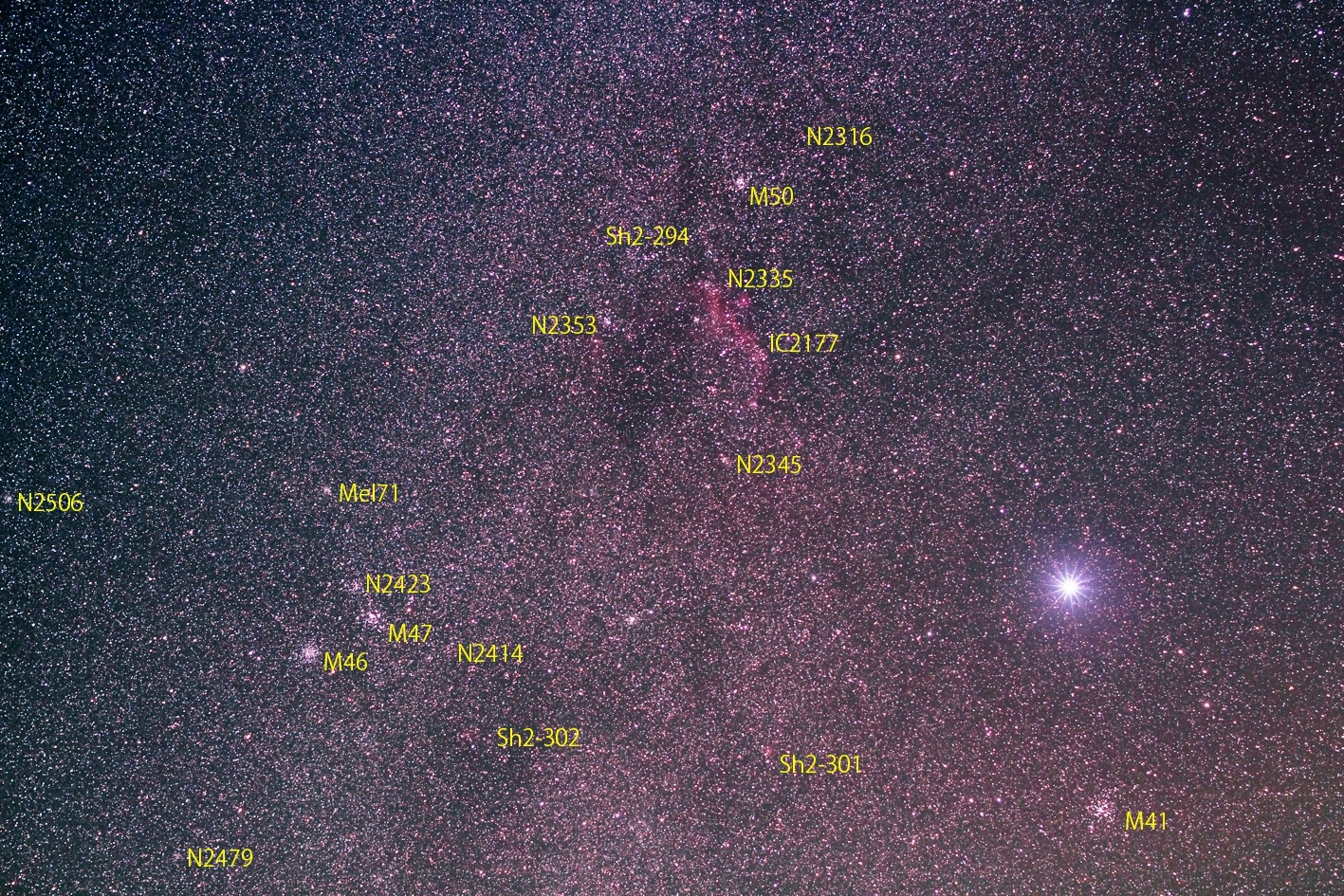 おおいぬ座 とも座の星雲星団 その1 By Alphavir 天体写真ギャラリー