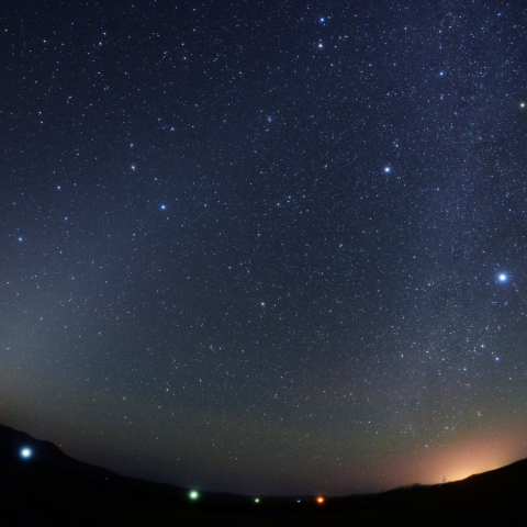 天の川と黄道光