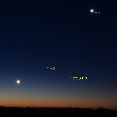 月と惑星の会合