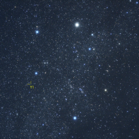 ぎょしゃ座と岩本彗星 (C/2018 Y1) 19/02/24