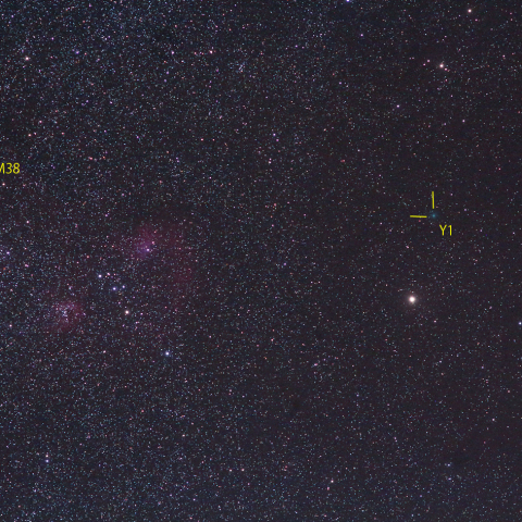 岩本彗星 (C/2018 Y1) 19/03/08