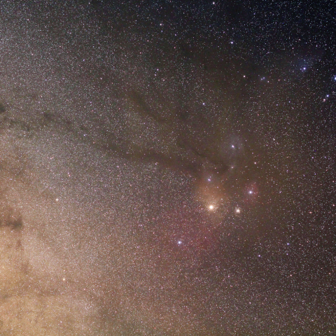 さそり座頭部の天の川