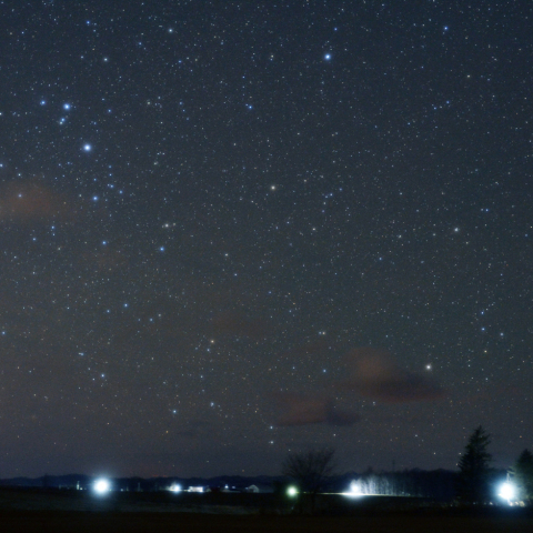 低空のおおかみ座