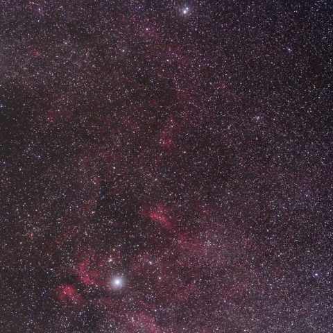 はくちょう座尾部の星雲