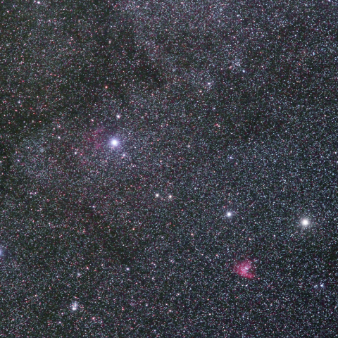 カシオペヤ座中心部