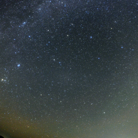 秋の星座と対日照