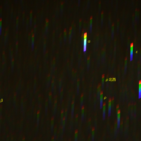 ぎょしゃ座主要部のスペクトル