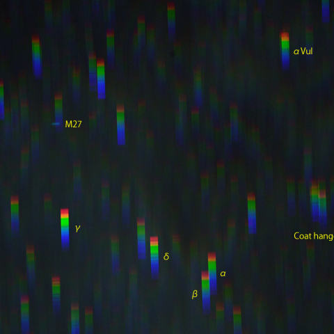 や座とM27のスペクトル