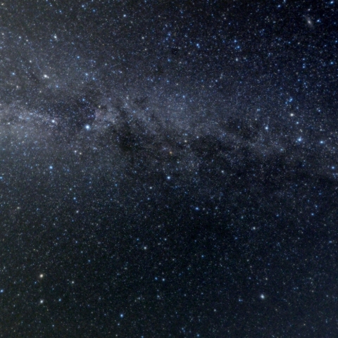 秋の天の川から北極星まで