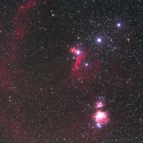 オリオン座中心部