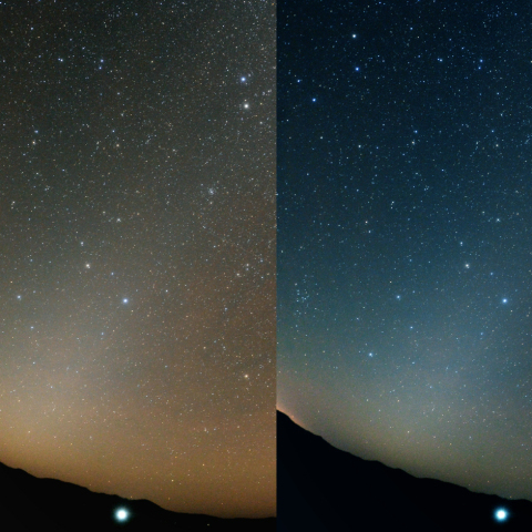 黄道光と大気光