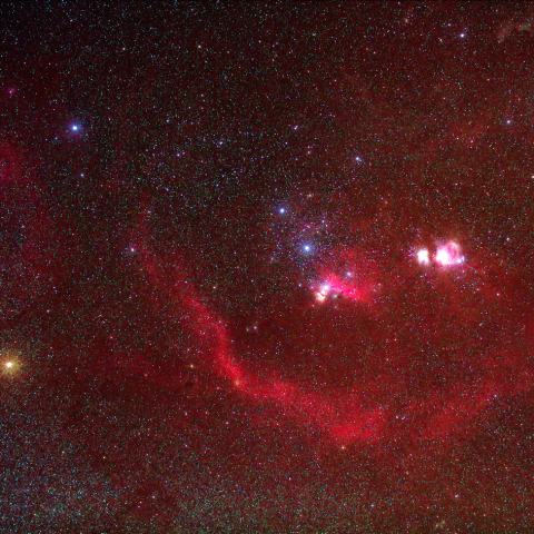 オリオン座中心部