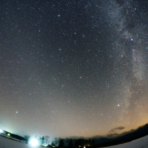 天の川と黄道光
