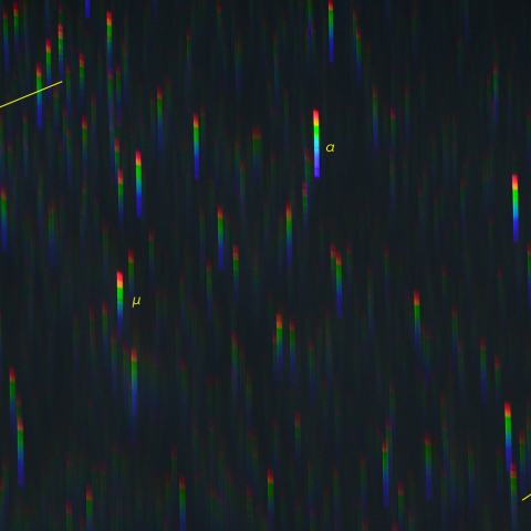 ケフェウス座のスペクトル