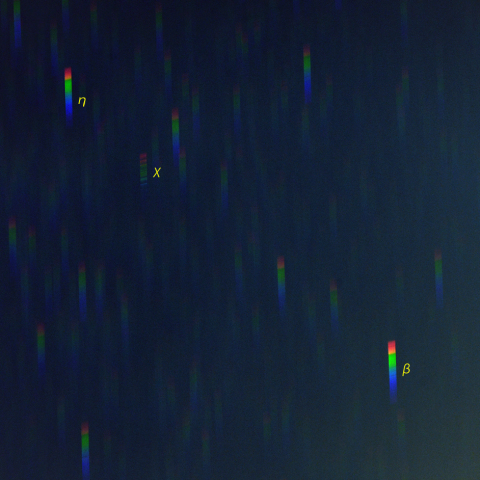 はくちょう座χのスペクトル