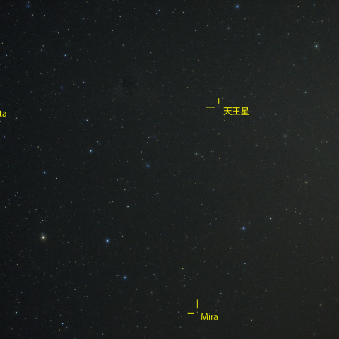 変光星ミラと小惑星ベスタ