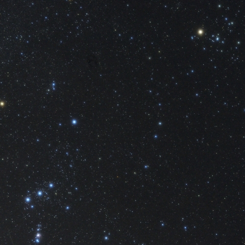 オリオンとヒヤデス