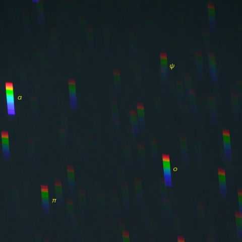 レグルス周辺のスペクトル