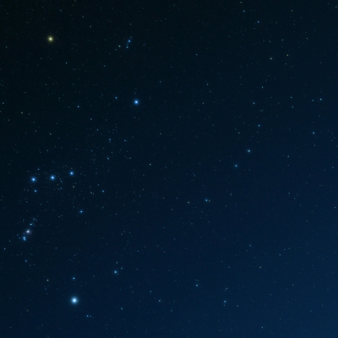 オリオン座とヒヤデス