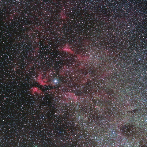 γCyg周辺の散光星雲