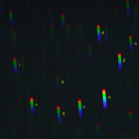 かんむり座のスペクトル