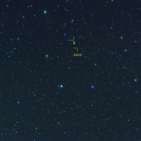 小惑星ジュノーとおとめ座R