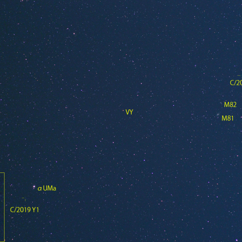 おおぐま座の二彗星