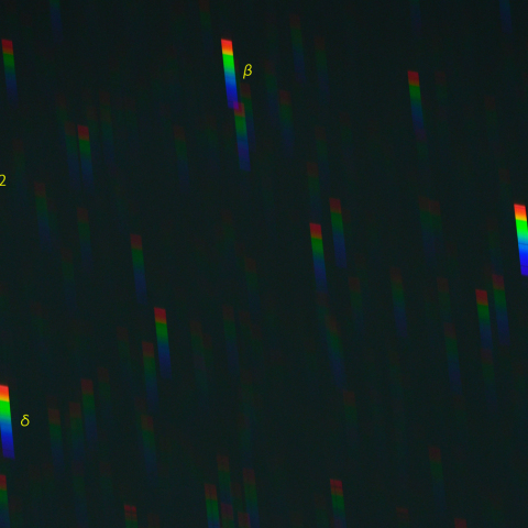 うしかい座北部のスペクトル