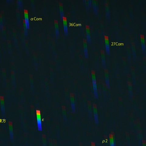 おとめ座ε周辺のスペクトル