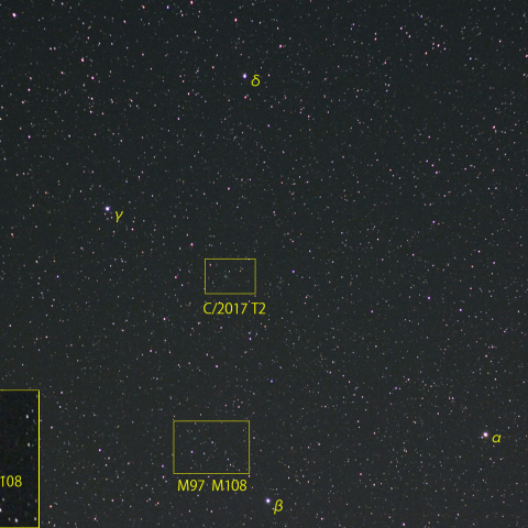 パンスターズ彗星（C/2017 T2）