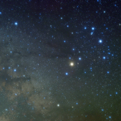 さそり座と天の川