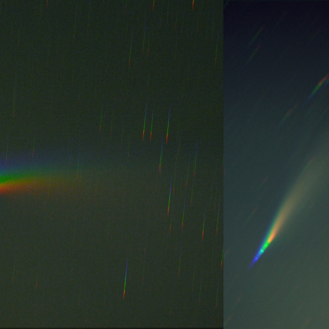 ネオワイズ彗星 (C/2020 F3) のスペクトル