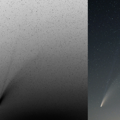 ネオワイズ彗星 (7月17日)