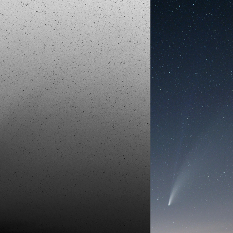 ネオワイズ彗星 (7月18日)