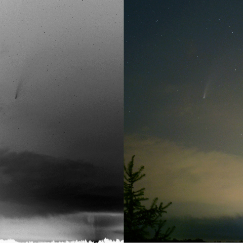 ネオワイズ彗星 (7月20日)