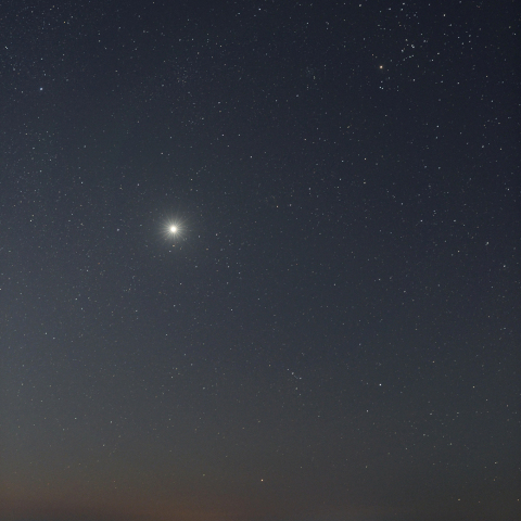 ヒヤデス星団と金星
