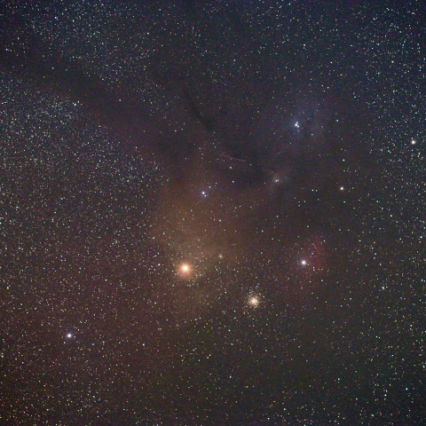 アンタレスと周辺の星雲