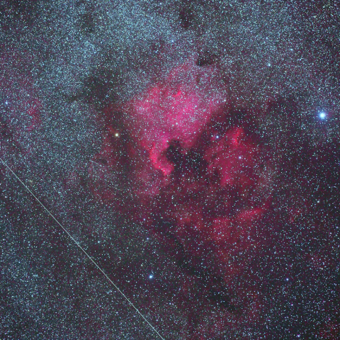 デネブ周辺の散光星雲