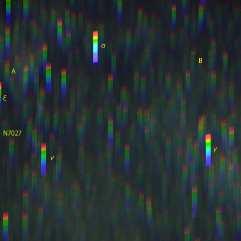 デネブ周辺のスペクトル