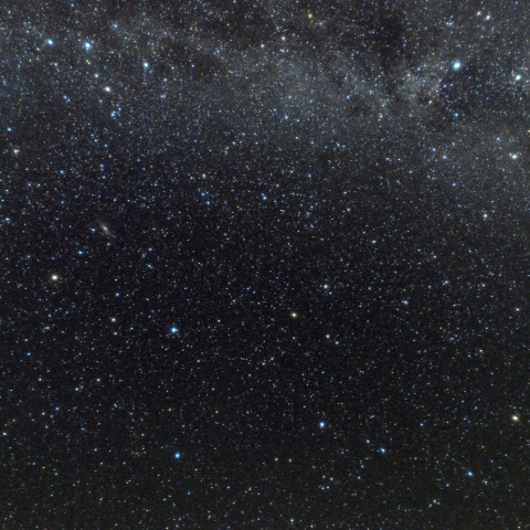 秋の四辺形と天の川