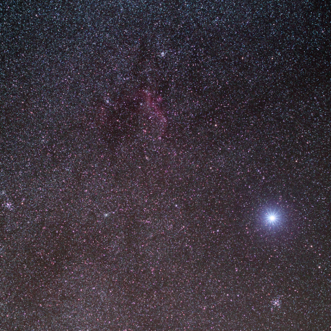 シリウスと星雲星団