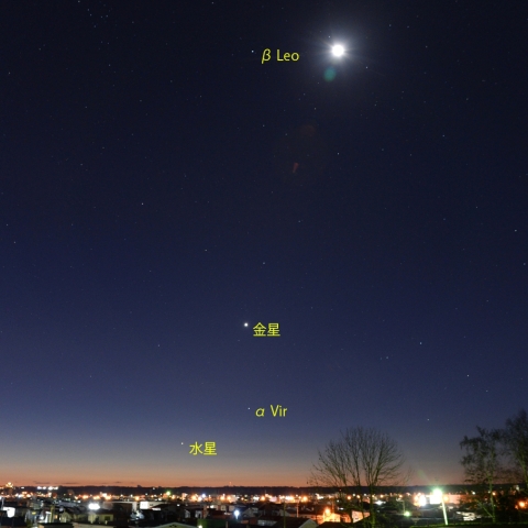 月と金星・水星