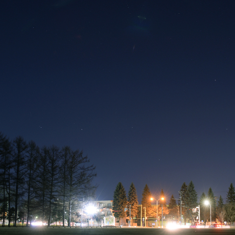 街中からの北斗七星