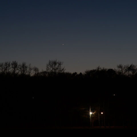木星と土星 (1月5日)