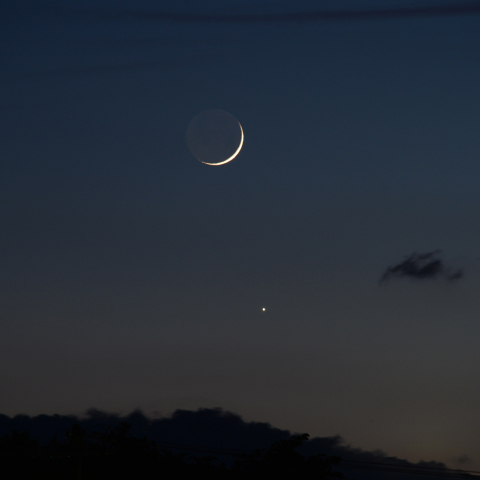 月と金星の接近
