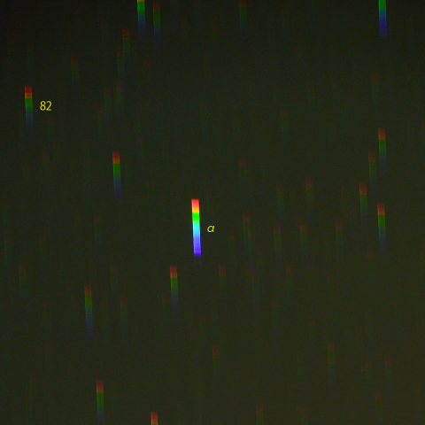 スピカ周辺のスペクトル