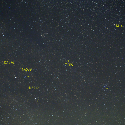 へびつかい座RS (8月28日)