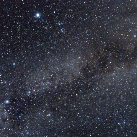 夏の大三角と天の川