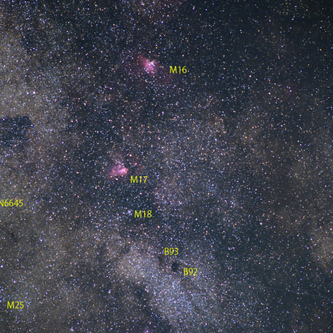 いて座の星雲星団1