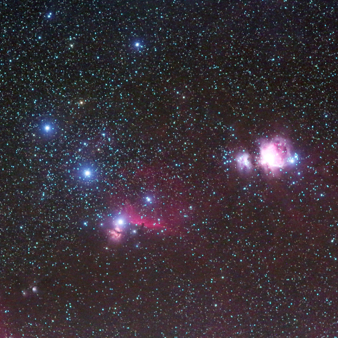 オリオン座中心部